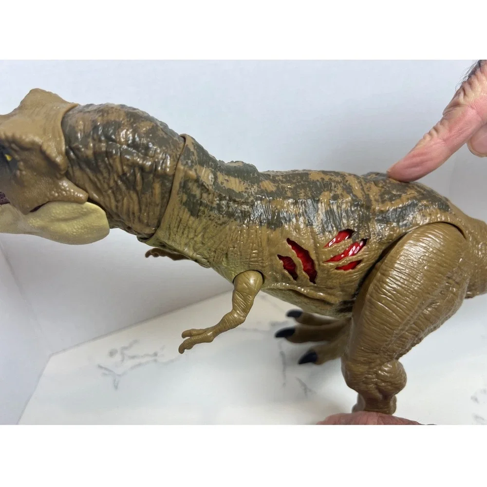 Mattel Jurassic World Extreme Damage Tyrannosaurus Rex T-Rex‎ Dinosaur Figure